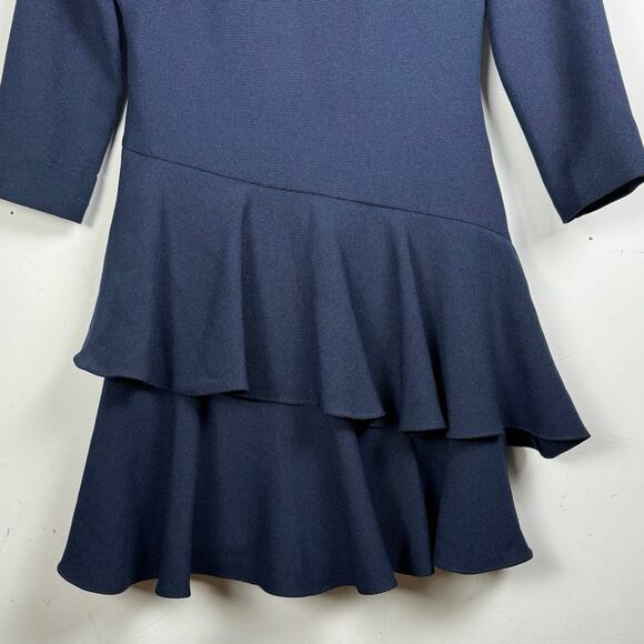 Eliza J. Flounce Layers Mini Dress Old Money Preppy Regency Rich Chic Elegant 4 - Picture 6 of 8